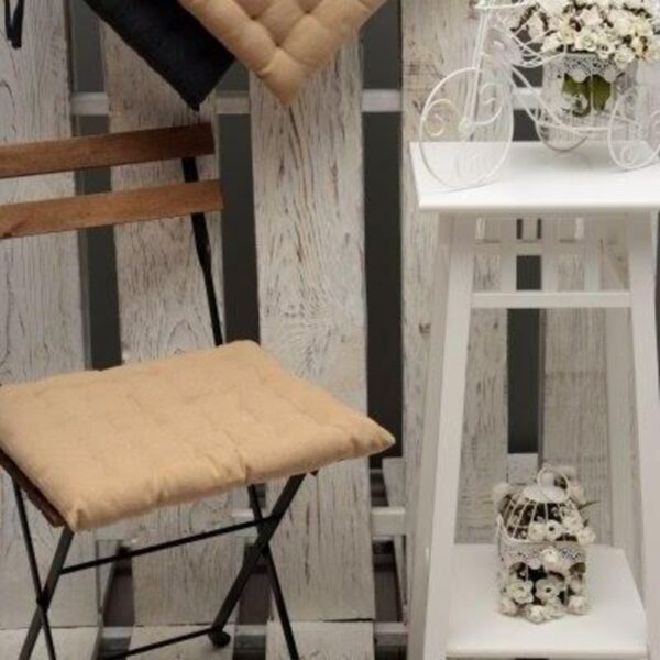 4x Peices Chair Seat Pads Cushions with silicone Fluffs 100% Cotton - Image 5