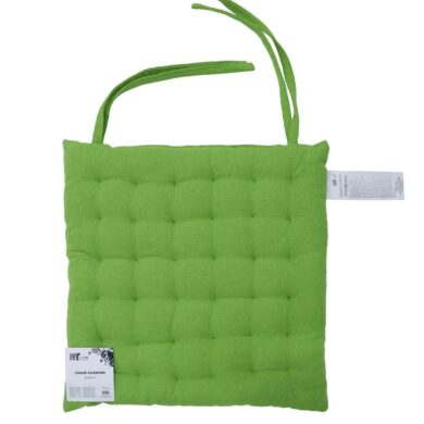4x Peices Chair Seat Pads Cushions with silicone Fluffs 100% Cotton