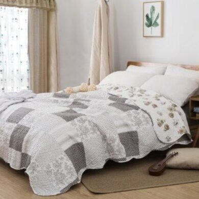 Tali Double Sided Bedspread+2 Tali Pillowcases