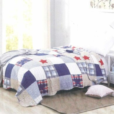 Tali  Double Sided Bedspread High Quality Microfibre