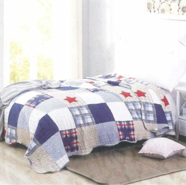 Tali  Double Sided Bedspread High Quality Microfibre