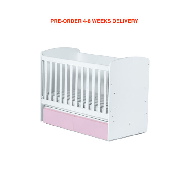 PRE-ORDER Bambi Luxury Baby Convertible COT Bed + Mattress Swing Function Toddler Bed