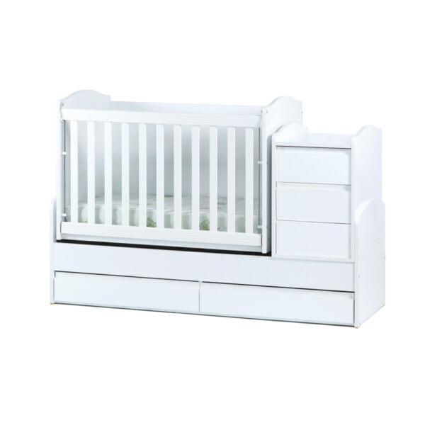 PRE-ORDER! LUNA Baby Cot With Hidden Handles,Swinging Basket,Removable Grid - Image 3