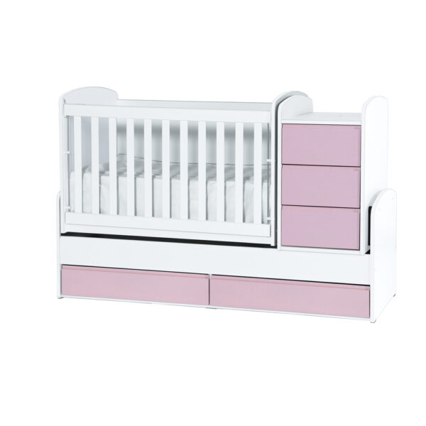 PRE-ORDER! LUNA Baby Cot With Hidden Handles,Swinging Basket,Removable Grid - Image 4