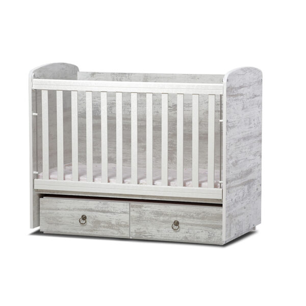 TONI 70/140 Baby Cot Rocking Mechanism Bed Drawer + Mattress - Image 2