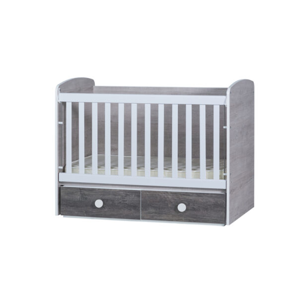 TONI 70/140 Baby Cot Rocking Mechanism Bed Drawer + Mattress - Image 3