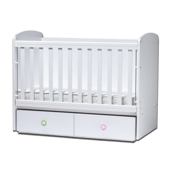 TONI 70/140 Baby Cot Rocking Mechanism Bed Drawer + Mattress - Image 9