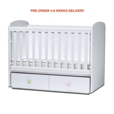 TONI 70/140 Baby Cot Rocking Mechanism Bed Drawer + Mattress