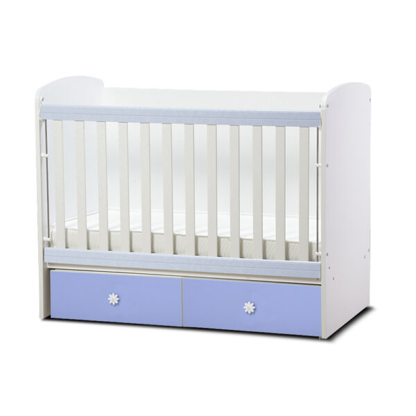 TONI 70/140 Baby Cot Rocking Mechanism Bed Drawer + Mattress - Image 7