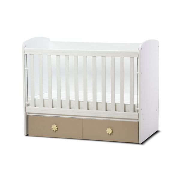 TONI 70/140 Baby Cot Rocking Mechanism Bed Drawer + Mattress - Image 5