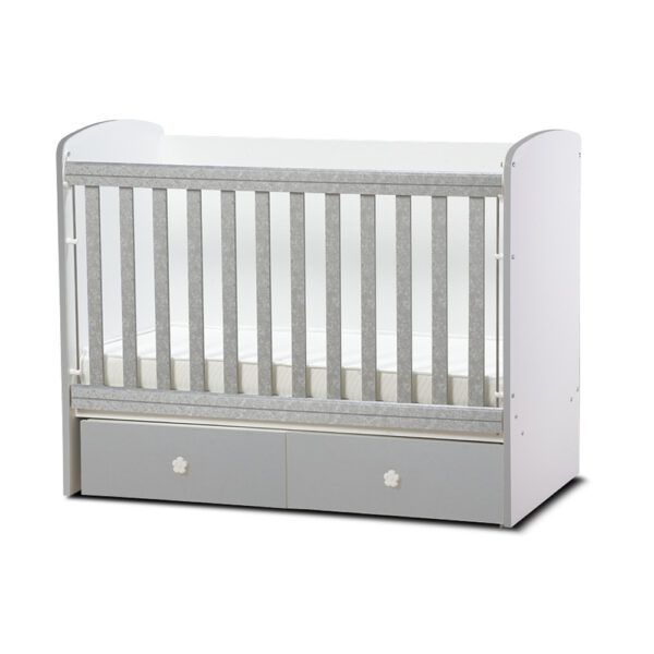 TONI 70/140 Baby Cot Rocking Mechanism Bed Drawer + Mattress - Image 6